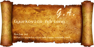 Gyurkovics Adrienn névjegykártya